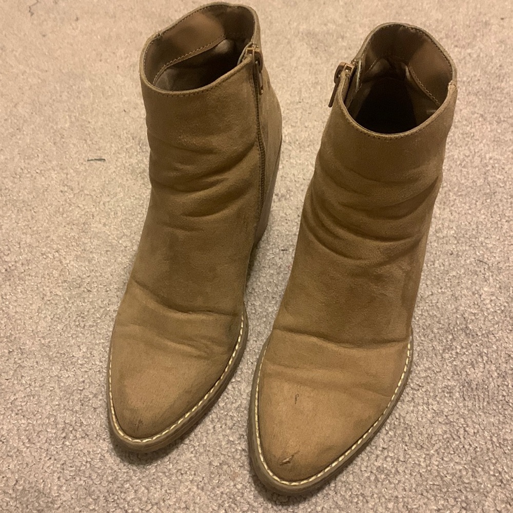 Brown booties